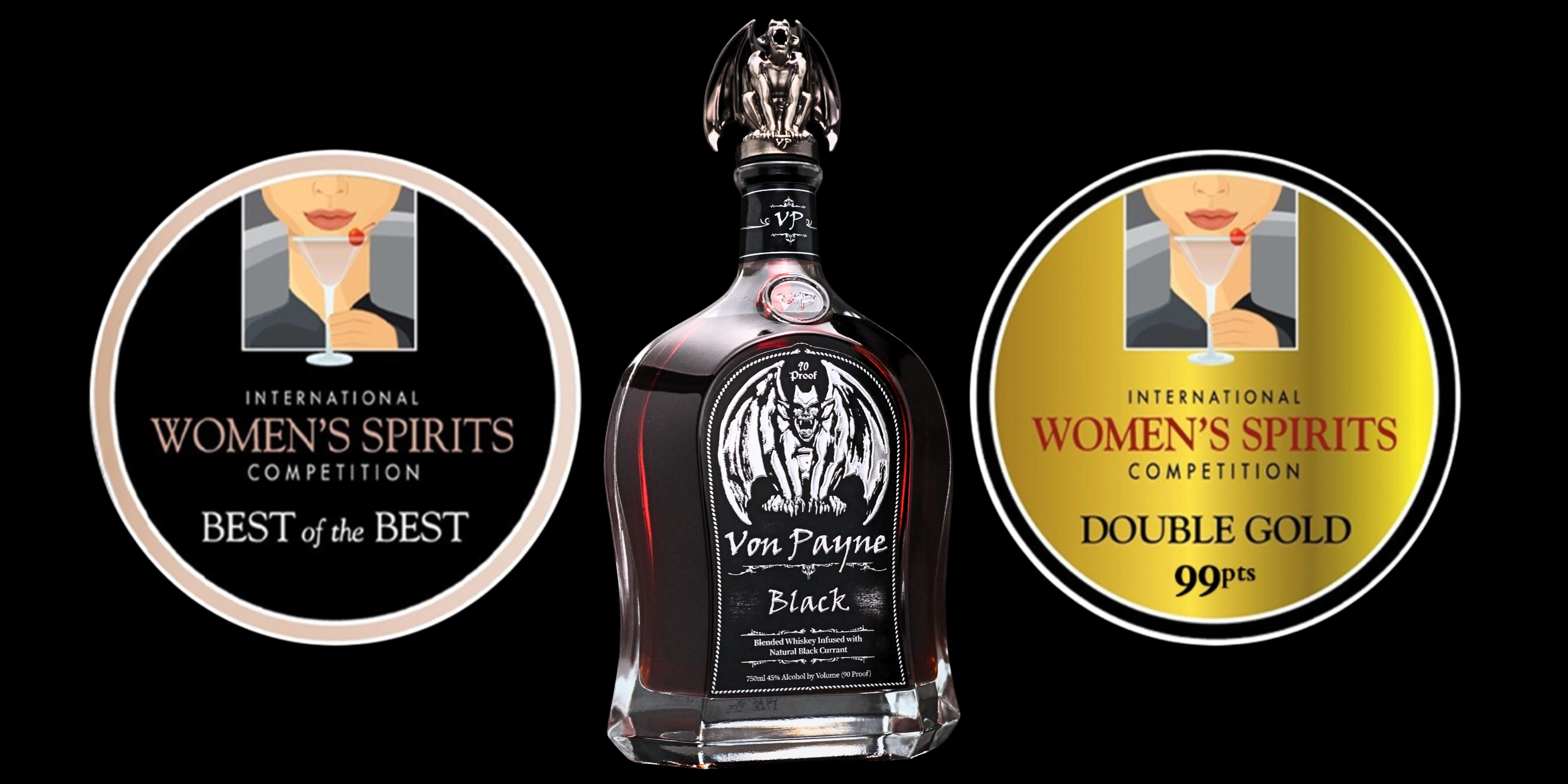 Von Payne Black Wins Top Honors at the 2024 International Women’s Spirits Competition