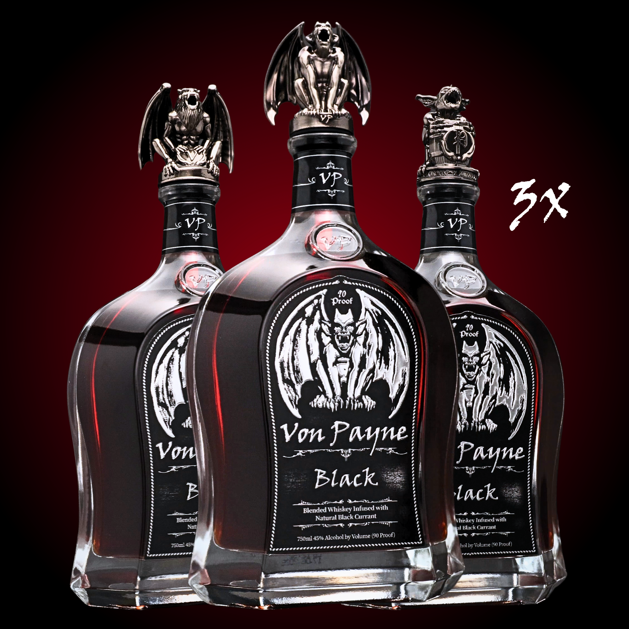 Von Payne Black - Gargoyle Collector's Trio